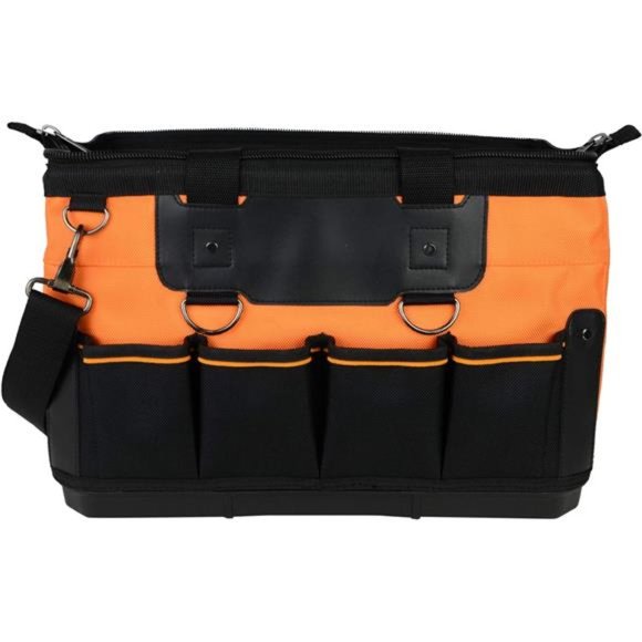 16" Wide Mouth Tool Bag with Shoulder Strap Portable Waterproof Tool Organizer - Picture 6 of 6